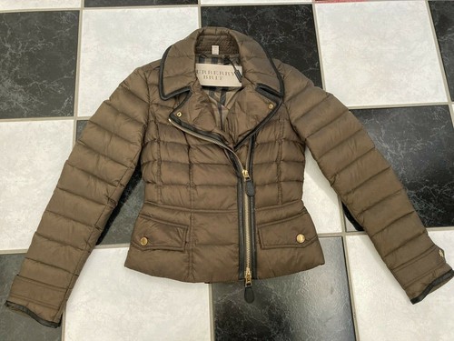 burberry peplum leather jacket