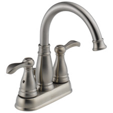 Delta Porter 2-Handle Bathroom Faucet Brushed Nickel-Certified Refurbished