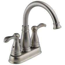 Delta Porter 2-Handle Bathroom Faucet Brushed Nickel-Certified Refurbished