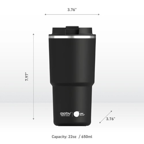 Asobu 650ml Puramic Pick Me Up & Go Coffee Travel Mug Vaccum Isolated Tumbler - Picture 20 of 32