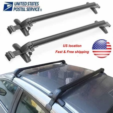 Top Roof Rack Cross Bar 43.3" Luggage Carrier w/ Lock For Toyota Matrix 03-2014