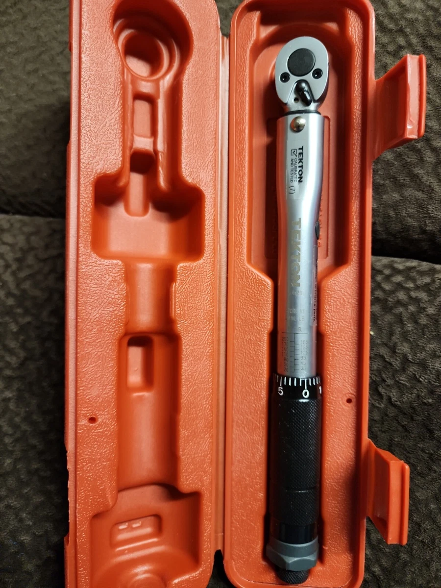 Tekton Torque Wrenches 24320 1 4 Inch Drive Click Torque Wrench 20