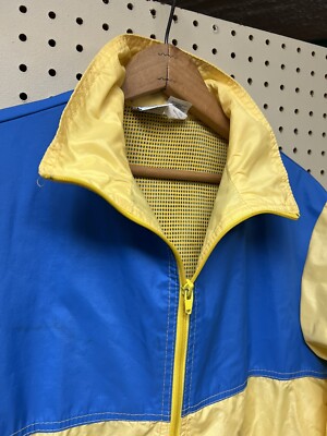 Vintage Frank Shorter Running Gear Wind Breaker Jacket Size Small