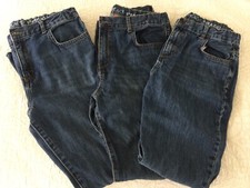 TCP - 3 pairs - Blue Jeans Boy's size 18 Husky Straight Leg