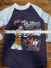 Vintage 80s Rolling Stones T Shirt 1981-82 World Tour Henley Med British Coming — photo 6