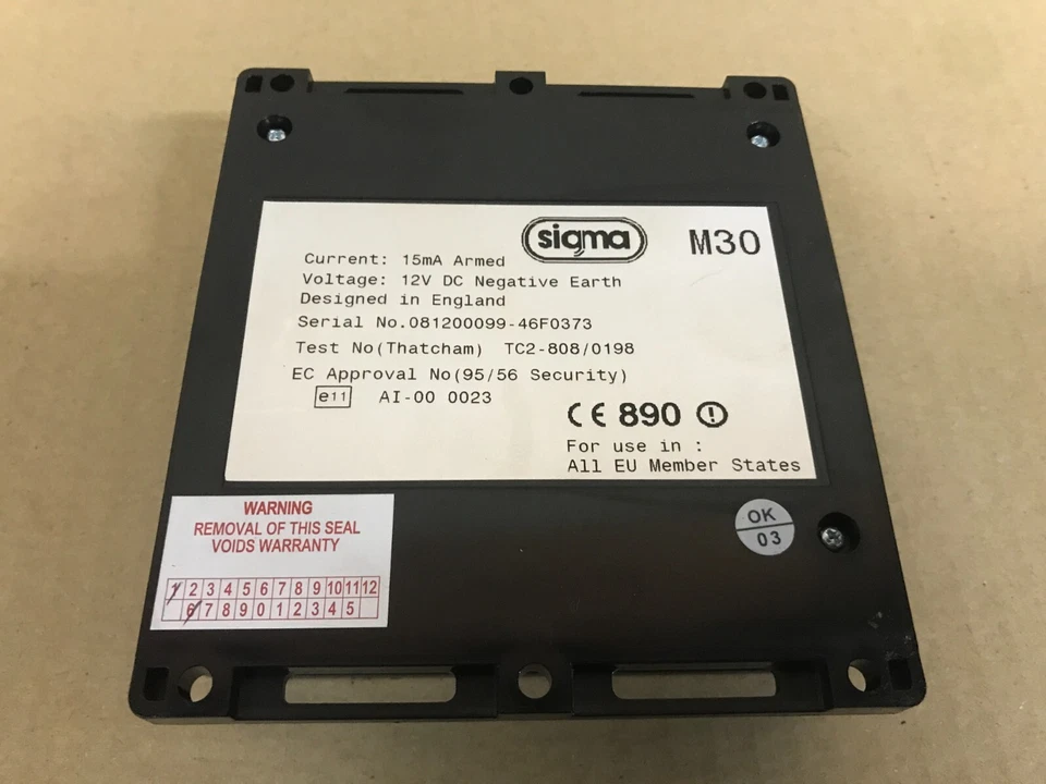 SUBARU IMPREZA 2.0 i R AWD MÓDULO DE CONTROLE DE ALARME CAIXA 081200099 2005 2006 2007 - Imagem 3 de 4