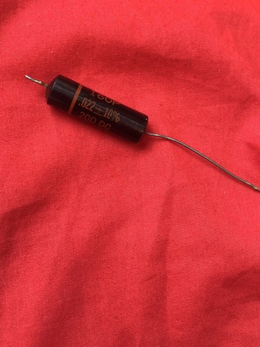Sprague Black Beauty .022 uF 200V Capacitor 160P measures .032 - Picture 5 of 5