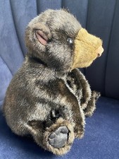 Folkmanis Baby Black Bear Hand Puppet 8" Tall Plush Stuffed Animal Hand Puppet