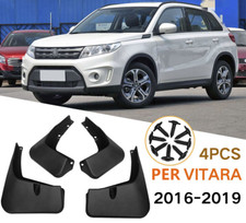 Kit 4 Paraspruzzi Paraschizzi Parafango Nero per Suzuki VITARA 2016-2019