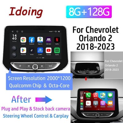 Android Car GPS Navi Radio Stereo For Chevrolet Orlando 2018-2023 Qualcomm Chip