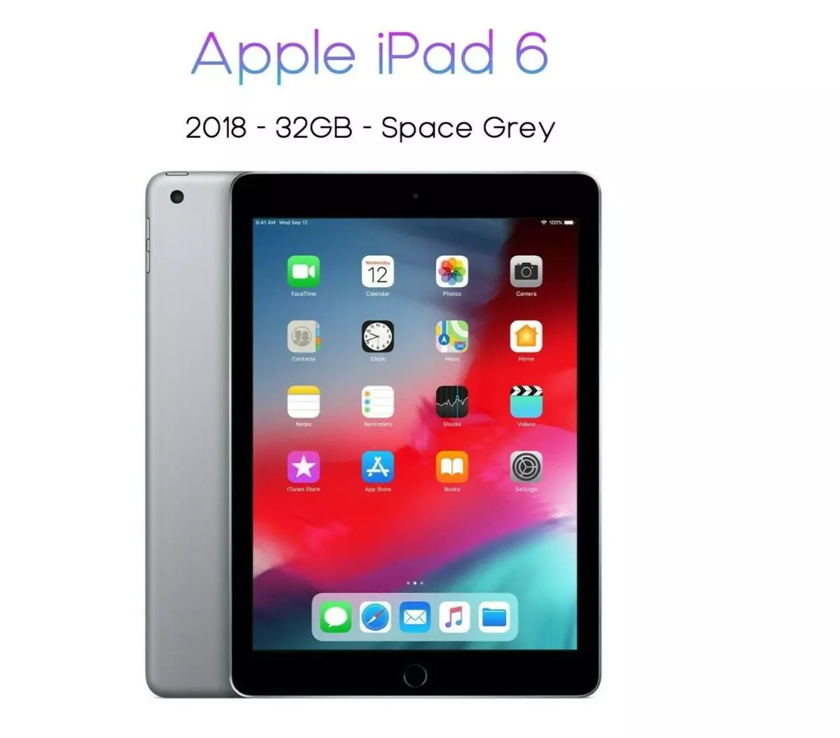 Tablette tactile Appler iPad 6eme generation 2018 Wifi 32Go Gris