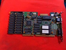 1989 Vintage ISA Card Ati VGA Wonder-16 V5 REV.2 256KB RAM 286 386 486