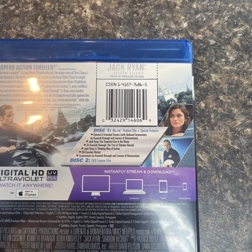 Jack Ryan: Shadow Recruit (Blu-ray + DVD + Digital HD) DVD, Gemma Chan, Nonso An - Foto 4 di 4