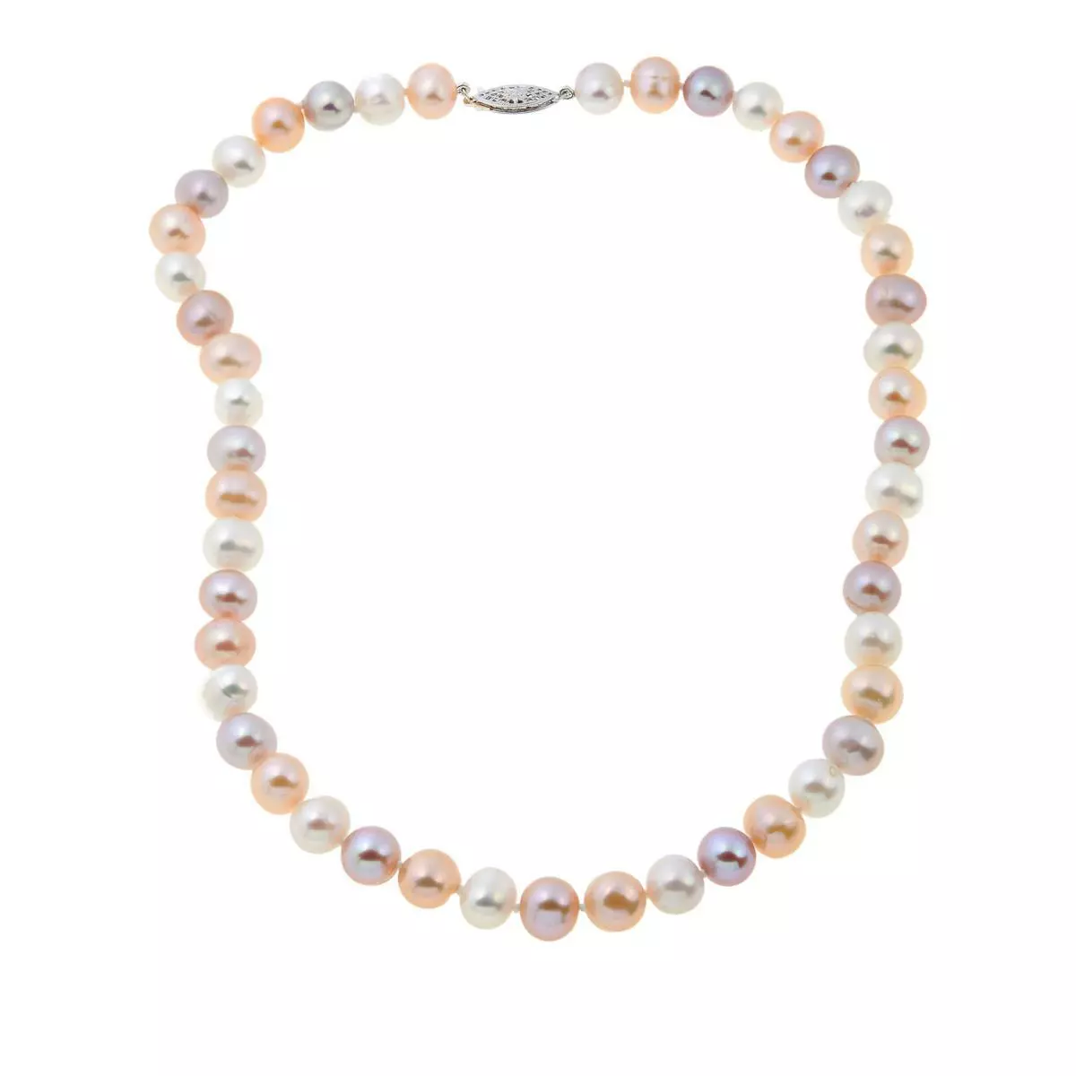 Imperial Pearls 8.39 3mm Multi color Cultured Pearl Necklace 18