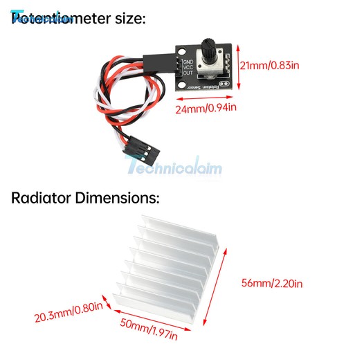 DC 6-80V BLDC 3-Phase DC Brushless Motor Controller 1600W 50A PWM Motor Driver - Picture 3 of 21