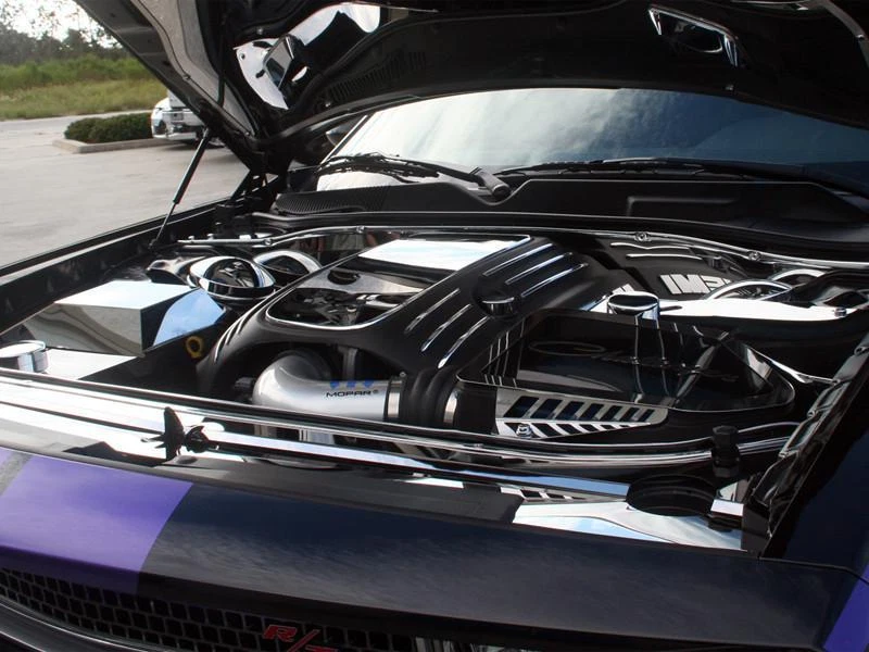 Kit de vestir cubierta de motor (5,7 HEMI V8) para Dodge Challenger R/T 2008-2023 Foto 4 de 4