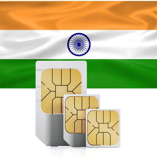Indien Prepaid Daten SIM + 10 GB für 14 Tage