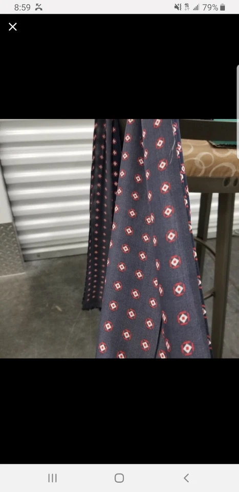  EMPORIO ARMANI Made In Italy silk  scarves..final sale..each selling separately Foto 3 de 4