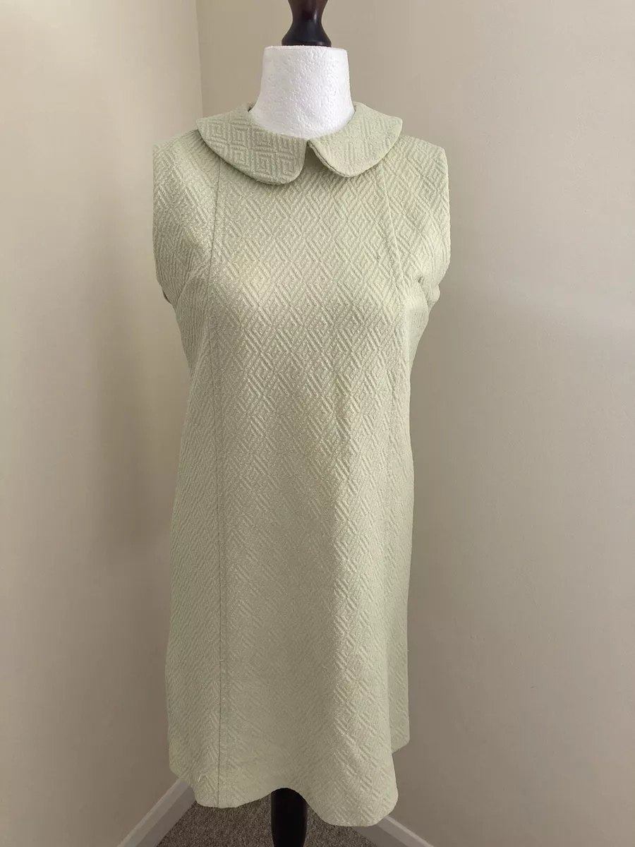Light green top shift dress