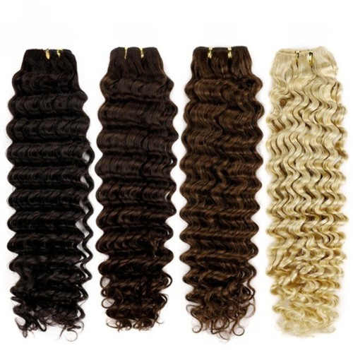 Deep Wave Hair Weft Bundle Remy Human Hair Weave In Extensions Double Weft - Picture 1 of 36