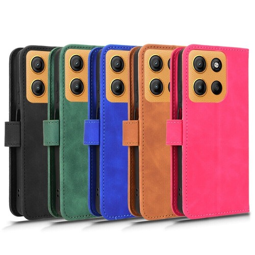 For Motorola Moto G15 Power, Luxury PU Flip Leather Wallet Stand Soft Case Cover - 第 2/24 張圖片