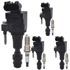 UF491 Ignition Coil Pack Iridium XP5263 Spark Plugs Set of 4pcs 4pc Spark Plug