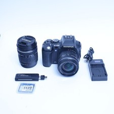 OLYMPUS E-500 Digital SLR Camera with Lenses and CF Card Reader Bundle