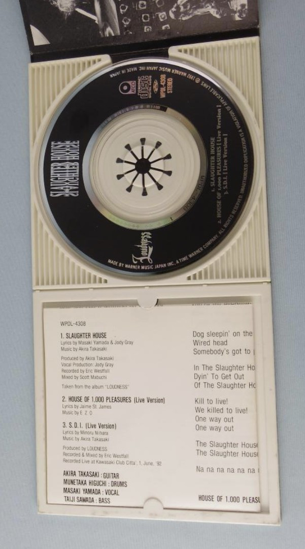 Loudness / Slaughter House 8cm CD RARE ITEM !! EZO | eBay