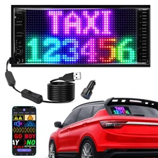Programmable Led Sign, Double Line Digital Led Message Board, Smart Light Str...