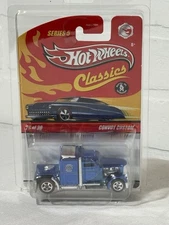 Hot Wheels Classics Convoy Custom Blue 5 Spokes with protecto-pak FREE SHIP