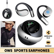 TWS Wireless Bone Conduction Headphones Bluetooth Earphones Waterproof Earbuds