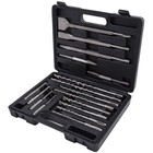 17x Rotary Hammer Bits Drill Bit & Chisel Set Fit for SDS Plus Drills