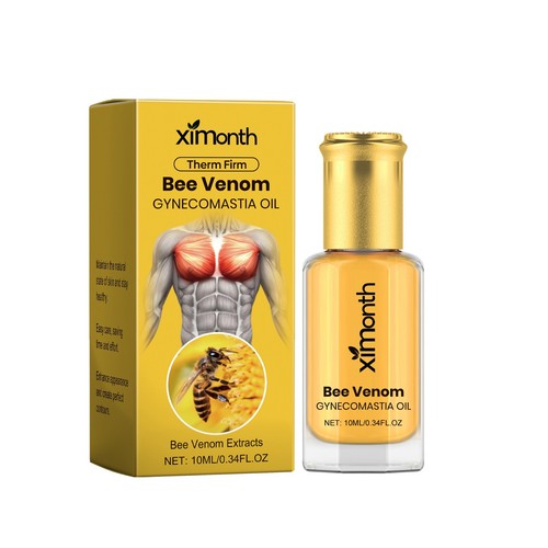 1/2X Bee Venom Gynecomastia Oil – Firming Chest | Treatment for Gynecomastia