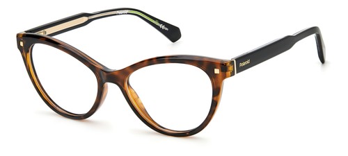 POLAROID PLD D446 086 HAVANA 52/17/145 Women's Eyewear Frame - 第 1/3 張圖片