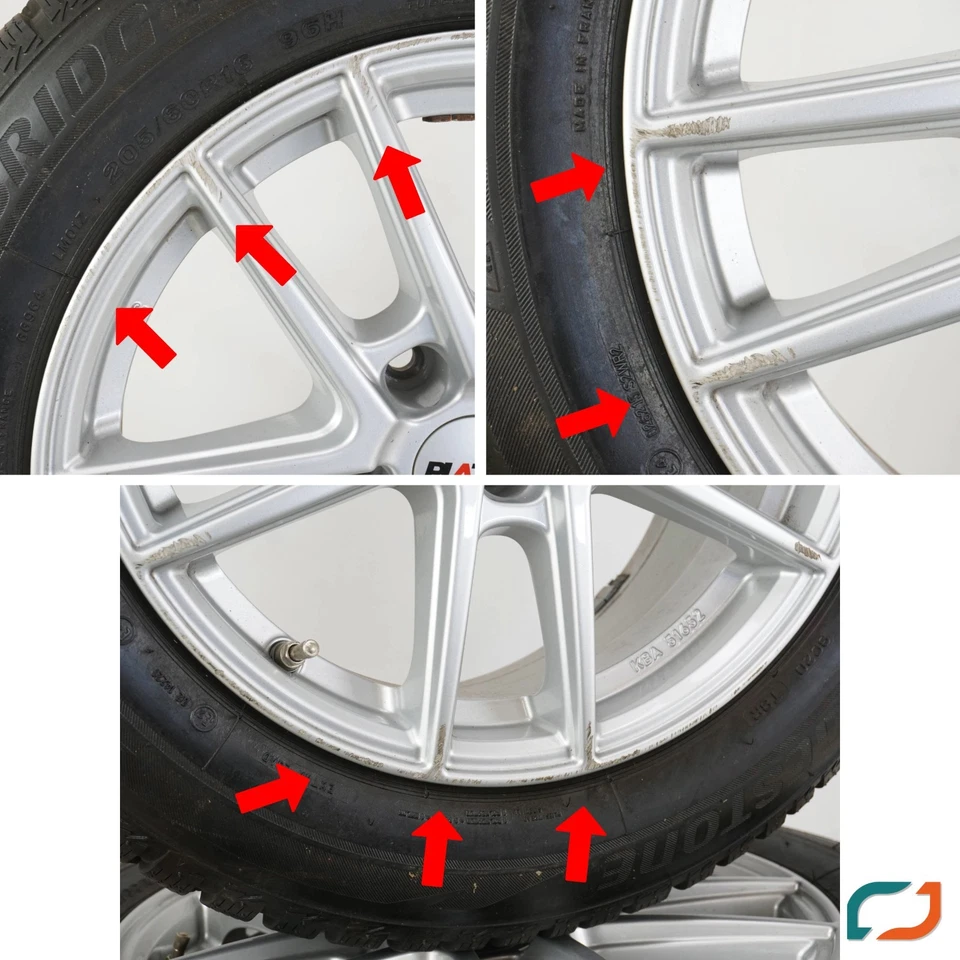 Audi Q2 Winterräder Winterreifen Platin Wheels 16 Zoll 205/60 R16 96H - Bild 4 von 4