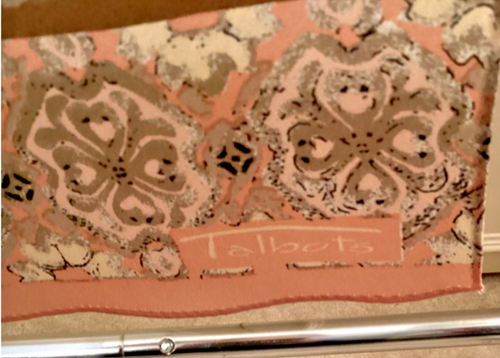 "BUFANDA TALBOTS MARRÓN/MELOCOTÓN 11"" X 56"" (127)" - Imagen 3 de 3