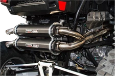 TRINITY RACING Stage Fits 5 Dual Exhaust - Black TR-4174D-BK