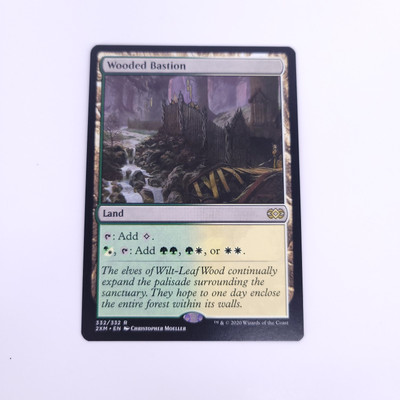 MTG Wooded Bastion Double Magic The Gathering 332/332 2XM EN