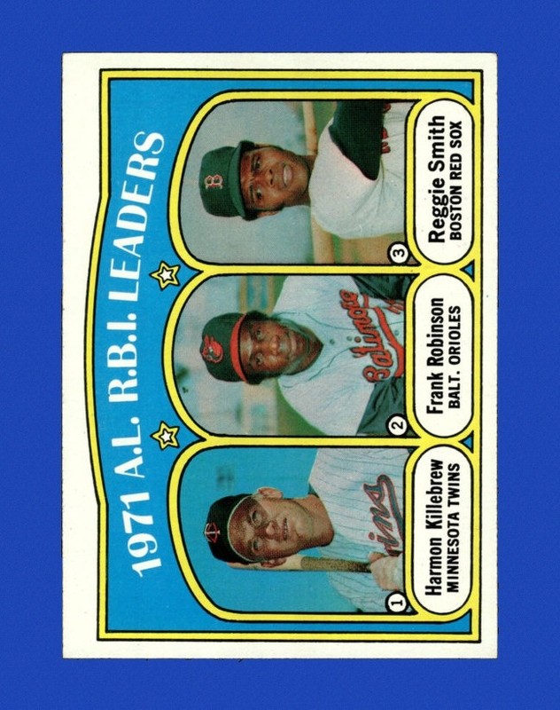 1972 Topps Set-Break # 88 AL RBI Leaders NR-MINT *GMCARDS*