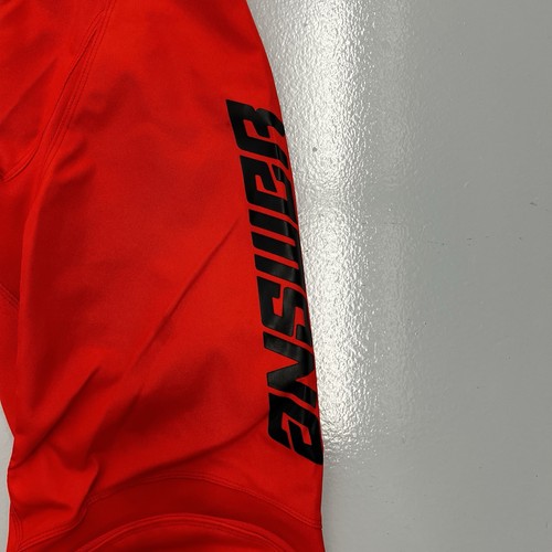 Answer Racing Mens Size 38 Motocross Pants Orange Black Moto Dirtbike - Picture 4 of 8