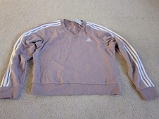 Women's Adidas Gray Multi Sport Essentials Sweatshirt Medium NWT