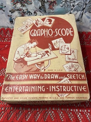 Vintage 1934 Graphic-Scope Lucinda-Graph Model 10-B with Original Box