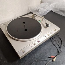 For Parts Sony PS-X20 D-Drive Quartz Auto Turntable Turns On untested