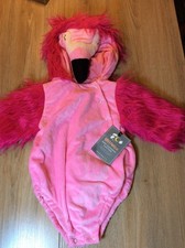 Pottery Barn Kids Baby Flamingo Halloween Costume 12-24 Mo NWT Hot Pink
