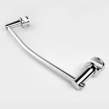 Chrome Curved Towel Bar for Heated Towel Rails Bathroom Acessories