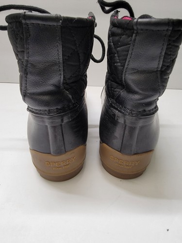 Sperry Damen Stiefel SCK163758 - schwarz innen pink - Größe 2 M - Bild 8 von 11