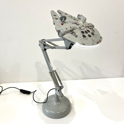 Star Wars Paladone Millennium Falcon bewegliche Schreibtischlampe Top Zustand ohne Karton