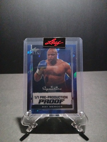 2024 leaf metal signature series 1/1 pre-production proof Ray Mercer - Picture 5 of 8