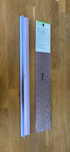 Cricut Purple Acrylic and Metal 18 inch Rulers