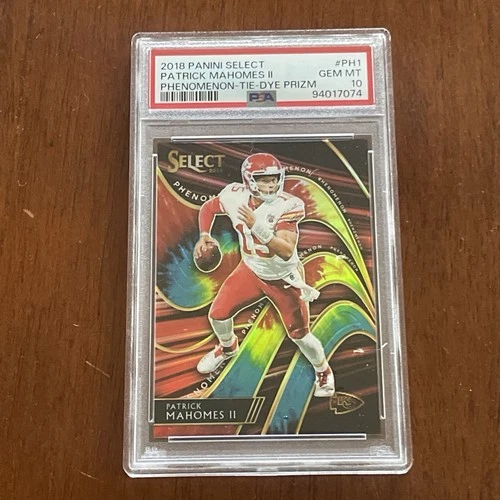 2018 Panini Select - Phenomenon Patrick Mahomes II #PH-1 Tie-Dye Prizm /25